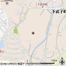 栃木県鹿沼市下武子町周辺の地図