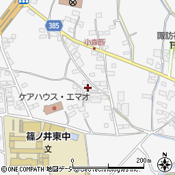 長野県長野市篠ノ井小森689周辺の地図