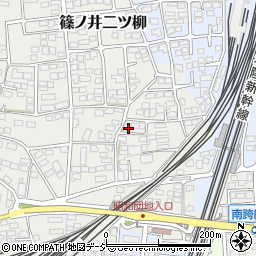長野県長野市篠ノ井二ツ柳2187周辺の地図