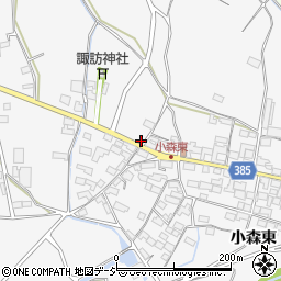 長野県長野市篠ノ井小森69周辺の地図