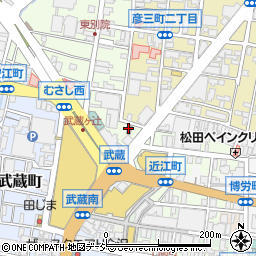 金沢彦三郵便局 ＡＴＭ周辺の地図