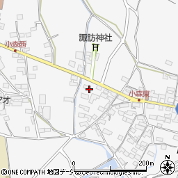 長野県長野市篠ノ井小森1115周辺の地図