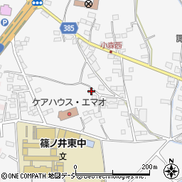 長野県長野市篠ノ井小森726-1周辺の地図