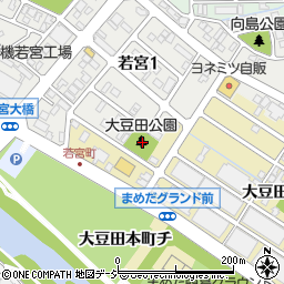 大豆田公園周辺の地図
