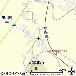 茨城県常陸大宮市東野4360周辺の地図