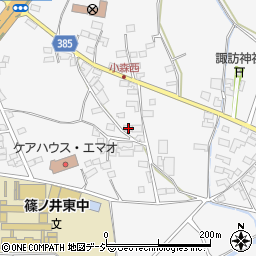 長野県長野市篠ノ井小森690周辺の地図