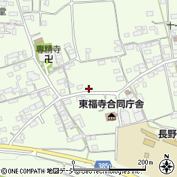 長野市消防団篠ノ井第三分団器具置場周辺の地図
