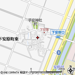 石川県金沢市下安原町東336周辺の地図