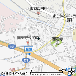 富山県砺波市庄川町金屋2866周辺の地図