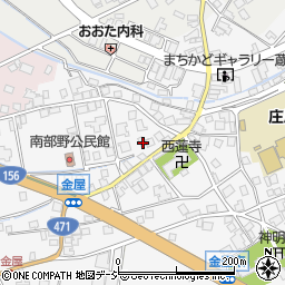 富山県砺波市庄川町金屋2817周辺の地図
