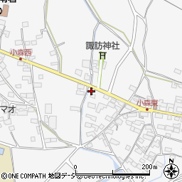 長野県長野市篠ノ井小森1116周辺の地図