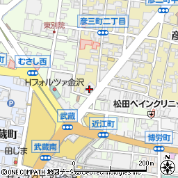京都きもの友禅株式会社金沢店周辺の地図