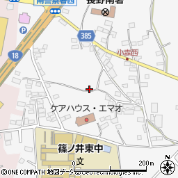 長野県長野市篠ノ井小森718-1周辺の地図