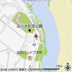 庄川民芸館周辺の地図