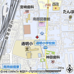 篠ノ井有線放送電話農協周辺の地図