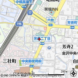 ローソン金沢昭和町店周辺の地図