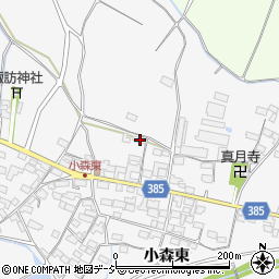 長野県長野市篠ノ井小森1233周辺の地図