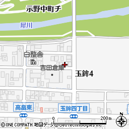 石川県金沢市玉鉾4丁目150周辺の地図