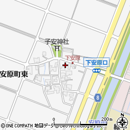 石川県金沢市下安原町東337周辺の地図
