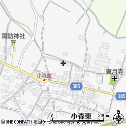 長野県長野市篠ノ井小森1226周辺の地図
