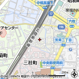 竹中産業金沢周辺の地図