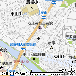 天野茶店周辺の地図