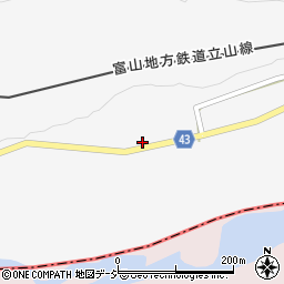 富山県中新川郡立山町千垣348-2周辺の地図