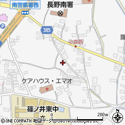 長野県長野市篠ノ井小森716周辺の地図