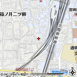 長野県長野市篠ノ井二ツ柳2196周辺の地図