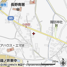 長野県長野市篠ノ井小森653周辺の地図