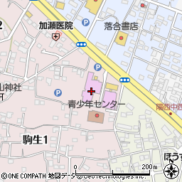 栃木県連合教育会　研究部周辺の地図