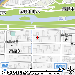 ディエスジャパン金沢店周辺の地図