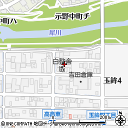 石川県金沢市玉鉾4丁目158周辺の地図