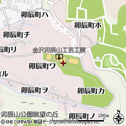 石川県金沢市卯辰町ト周辺の地図