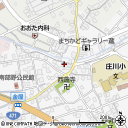 富山県砺波市庄川町金屋2789周辺の地図