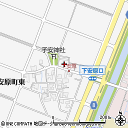 石川県金沢市下安原町東341周辺の地図