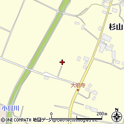 栃木県芳賀郡市貝町杉山763周辺の地図