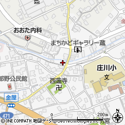 富山県砺波市庄川町金屋2790周辺の地図