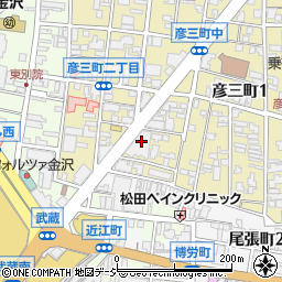 さくら幸子探偵事務所・金沢支店周辺の地図