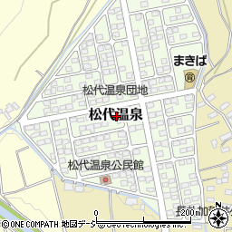 長野県長野市松代温泉周辺の地図
