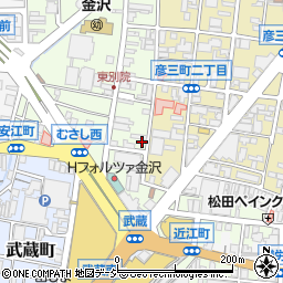 石川県金沢市安江町3-35周辺の地図