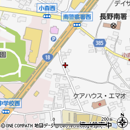 長野県長野市篠ノ井小森790周辺の地図