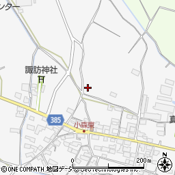 長野県長野市篠ノ井小森周辺の地図
