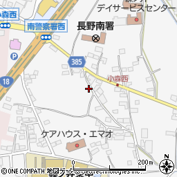 長野県長野市篠ノ井小森709周辺の地図