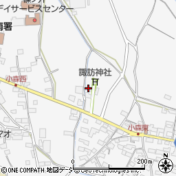 長野県長野市篠ノ井小森75周辺の地図