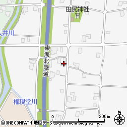 富山県南砺市田尻279周辺の地図