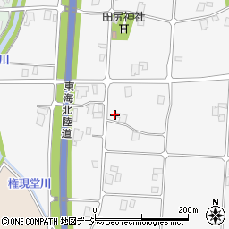 富山県南砺市田尻241周辺の地図