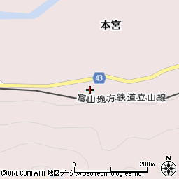 富山県富山市本宮953周辺の地図