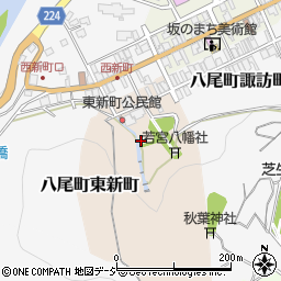 富山県富山市八尾町東新町4435-4周辺の地図