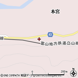 富山県富山市本宮957周辺の地図